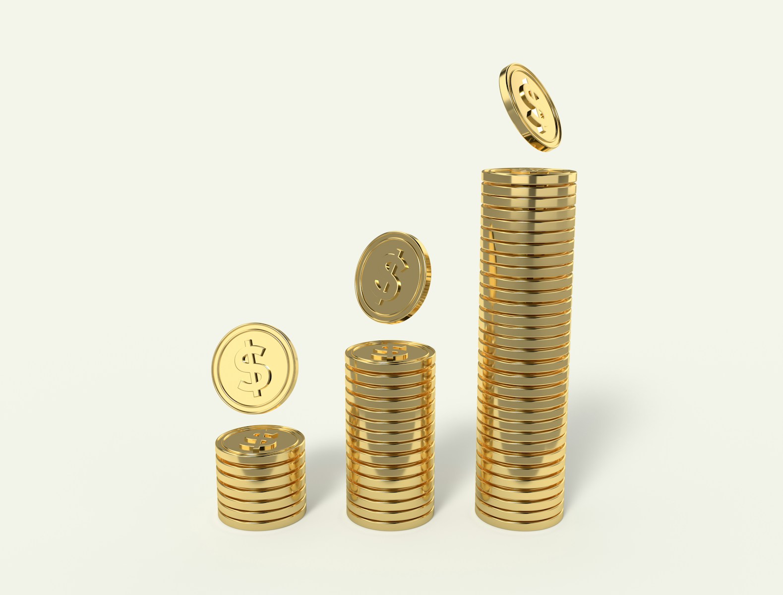 a group of coins symbolizing amount of coverage